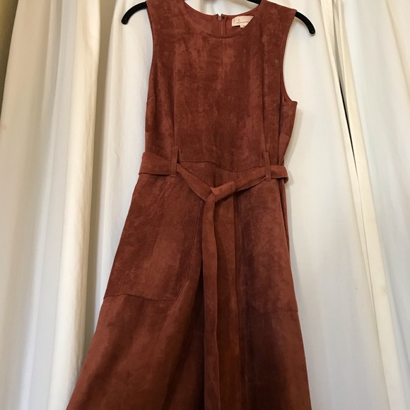 Anthropologie Faux Suede Jumpsuit - Picture 11 of 13